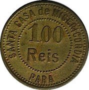 Brazil 1 Reis Santa Casa de Misericordia. Leprosarium Coinage ND (1920) KM# L6 1.00 REIS SANTA CASA DE MISERICORDIA PARA coin obverse Brazil 1 Reis Santa Casa de Misericordia. Leprosarium Coinage ND (1920) KM# L6 1.00 REIS SANTA CASA DE MISERICORDIA PARA coin obverse