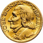 Brazil 10 Centavos Jose Bonifacio 1955 KM# 561 JOSÉ BONIFÁCIO BRASIL coin obverse Brazil 10 Centavos Jose Bonifacio 1955 KM# 561 JOSÉ BONIFÁCIO BRASIL coin obverse