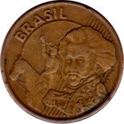 Brazil 10 Centavos Pedro I 2001 KM# 649.2 BRASIL PEDRO I coin obverse Brazil 10 Centavos Pedro I 2001 KM# 649.2 BRASIL PEDRO I coin obverse