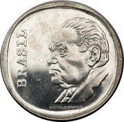 Brazil 10 Cruzeiros 10th Anniversary of the Brazil Central Bank 1975 KM# 588 BRAZIL CASTELLO BRANCO coin obverse Brazil 10 Cruzeiros 10th Anniversary of the Brazil Central Bank 1975 KM# 588 BRAZIL CASTELLO BRANCO coin obverse
