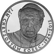 Slovakia 10 Euro (100th Anniversary of the Birth of Jan Chryzostom Korec) PV JÁN CHRYZOSTOM KOREC 1924 - 2015 coin reverse Slovakia 10 Euro (100th Anniversary of the Birth of Jan Chryzostom Korec) PV JÁN CHRYZOSTOM KOREC 1924 - 2015 coin reverse