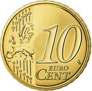 France 10 Euro Cent (Simone Veil) KM# 3323 10 EURO CENT LL coin reverse France 10 Euro Cent (Simone Veil) KM# 3323 10 EURO CENT LL coin reverse