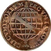 Brazil 10 Reis Joao V 1736 KM# 142.3 PECVNIA. TOTVM CIRCVMIT. ORBEM coin reverse Brazil 10 Reis Joao V 1736 KM# 142.3 PECVNIA. TOTVM CIRCVMIT. ORBEM coin reverse