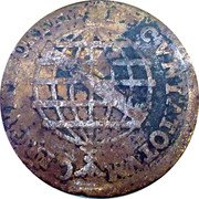 Brazil 10 Reis Joao V 1746 KM# 142.4 CIRCVMIT. ORBEM PECVNIA. TOTUM coin reverse Brazil 10 Reis Joao V 1746 KM# 142.4 CIRCVMIT. ORBEM PECVNIA. TOTUM coin reverse