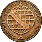 Brazil 10 Reis Joao 1803 KM# 232.1 PECUNIA TOTUM CIRCUMIT ORBEM coin reverse Brazil 10 Reis Joao 1803 KM# 232.1 PECUNIA TOTUM CIRCUMIT ORBEM coin reverse