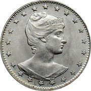 Brazil 100 Reis Liberty. Republic 1901 KM# 503 LIBERT coin reverse Brazil 100 Reis Liberty. Republic 1901 KM# 503 LIBERT coin reverse