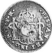 Brazil 100 Reis Countermarked Coinage ND KM# A471 HISPAN ET IND REX P R coin reverse Brazil 100 Reis Countermarked Coinage ND KM# A471 HISPAN ET IND REX P R coin reverse
