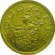 Brazil 1000 Reis 400th Anniversary of the Colonization 1932 KM# 531 1000 RÉIS coin reverse