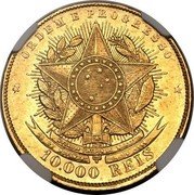 Brazil 10000 Reis Liberty. Republic 1903 KM# 496 ORDEM E PROGRESSO ESTADOS UNIDOS DO BRAZIL 15 DE NOVEMBRO DE 1889 10.000 REIS coin reverse Brazil 10000 Reis Liberty. Republic 1903 KM# 496 ORDEM E PROGRESSO ESTADOS UNIDOS DO BRAZIL 15 DE NOVEMBRO DE 1889 10.000 REIS coin reverse