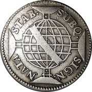 Brazil 160 Reis Jose I 1768 KM# 191.2 SVBQ. SIGN. NATA STAB. coin reverse Brazil 160 Reis Jose I 1768 KM# 191.2 SVBQ. SIGN. NATA STAB. coin reverse