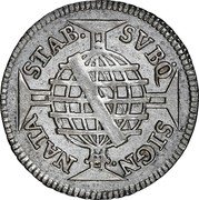 Brazil 160 Reis Jose I 1768 KM# 191.1 STAB. SVBQ SIGN. NATA coin reverse Brazil 160 Reis Jose I 1768 KM# 191.1 STAB. SVBQ SIGN. NATA coin reverse