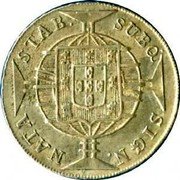 Brazil 160 Reis John VI 1818 R KM# 323.1 SUBQ SIGN. NATA STAB. coin reverse Brazil 160 Reis John VI 1818 R KM# 323.1 SUBQ SIGN. NATA STAB. coin reverse