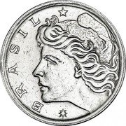 Brazil 2 Centavos Liberty 1967 KM# 576.1 BRASIL coin obverse Brazil 2 Centavos Liberty 1967 KM# 576.1 BRASIL coin obverse