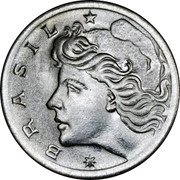 Brazil 2 Centavos Liberty 1975 KM# 576.2 B R A S I L coin obverse Brazil 2 Centavos Liberty 1975 KM# 576.2 B R A S I L coin obverse