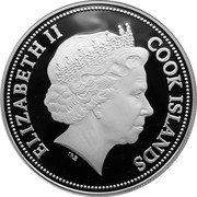 Cook Islands 2 Dollars Elizabeth II Formosa Rock Monkey 2004  Proof ELIZABETH II COOK ISLANDS coin obverse Cook Islands 2 Dollars Elizabeth II Formosa Rock Monkey 2004  Proof ELIZABETH II COOK ISLANDS coin obverse