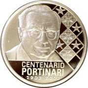 Brazil 2 Reais 100th Anniversary of the Birth of Candido Portinari ND (2003) Proof KM# 665 CENTENÀRIO PORTINARI 1903 2003 coin reverse Brazil 2 Reais 100th Anniversary of the Birth of Candido Portinari ND (2003) Proof KM# 665 CENTENÀRIO PORTINARI 1903 2003 coin reverse