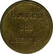 Brazil 2 Reis Santa Casa de Misericordia. Leprosarium Coinage ND (1920) KM# L7 HOSPICIO DOS LAZAROS coin reverse Brazil 2 Reis Santa Casa de Misericordia. Leprosarium Coinage ND (1920) KM# L7 HOSPICIO DOS LAZAROS coin reverse
