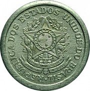 Brazil 20 Centavos National Arms 1960 KM# 565 REPUBLICA DOS ESTADOS UNIDOS DO BRASIL ESTADOS UNIDOS DO BRASIL 15 DE NOVEMBRO DE 1889 coin obverse Brazil 20 Centavos National Arms 1960 KM# 565 REPUBLICA DOS ESTADOS UNIDOS DO BRASIL ESTADOS UNIDOS DO BRASIL 15 DE NOVEMBRO DE 1889 coin obverse