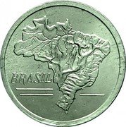 Brazil 20 Cruzeiros Map of Brazil 1965 KM# 573 BRASIL coin obverse Brazil 20 Cruzeiros Map of Brazil 1965 KM# 573 BRASIL coin obverse