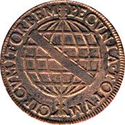 Brazil 20 Reis Joao V 1718 KM# 109 PECVNIA. TOTVM CIRCVMIT. ORBEM coin reverse Brazil 20 Reis Joao V 1718 KM# 109 PECVNIA. TOTVM CIRCVMIT. ORBEM coin reverse