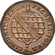 Brazil 20 Reis Joao 1802 KM# 233.1 PECUNIA TOTUM CIRCUMIT ORBEM coin reverse Brazil 20 Reis Joao 1802 KM# 233.1 PECUNIA TOTUM CIRCUMIT ORBEM coin reverse
