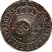 Brazil 20 Reis Countermarked Coinage ND (1835) KM# 430 JOANNES D G P E T BRAS REGENS 20 coin obverse Brazil 20 Reis Countermarked Coinage ND (1835) KM# 430 JOANNES D G P E T BRAS REGENS 20 coin obverse