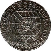 Brazil 20 Reis Countermarked Coinage ND (1835) KM# 430 PECUNIA TOTUM CIRCUMIT ORBEM coin reverse Brazil 20 Reis Countermarked Coinage ND (1835) KM# 430 PECUNIA TOTUM CIRCUMIT ORBEM coin reverse