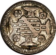Brazil 20 Reis Pedro II Countermarked Coin ND P KM# 85.2 coin reverse Brazil 20 Reis Pedro II Countermarked Coin ND P KM# 85.2 coin reverse