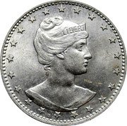 Brazil 200 Reis Liberty. Republic 1901 KM# 504 LIBERT TP coin reverse Brazil 200 Reis Liberty. Republic 1901 KM# 504 LIBERT TP coin reverse
