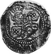 Brazil 200 Reis Countermarked Coin ND (1688) KM# 63.2 coin obverse Brazil 200 Reis Countermarked Coin ND (1688) KM# 63.2 coin obverse