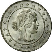 Brazil 2000 Reis Liberty. Republic 1929 KM# 526 coin reverse Brazil 2000 Reis Liberty. Republic 1929 KM# 526 coin reverse