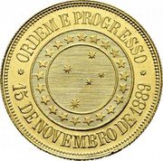 Brazil 20000 Reis Liberty. Republic 1901 KM# 497 ORDEM E PROGRESSO 15 DE NOVEMBRO DE 1889 coin reverse Brazil 20000 Reis Liberty. Republic 1901 KM# 497 ORDEM E PROGRESSO 15 DE NOVEMBRO DE 1889 coin reverse