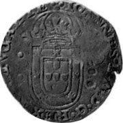 Brazil 250 Reis Countermarked Coin ND (1663) KM# 33.3 coin obverse Brazil 250 Reis Countermarked Coin ND (1663) KM# 33.3 coin obverse