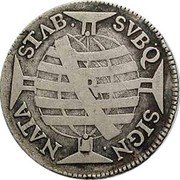 Brazil 300 Reis Jose I 1764 R KM# 186 SVBQ. SIGN. NATA. STAB. coin reverse Brazil 300 Reis Jose I 1764 R KM# 186 SVBQ. SIGN. NATA. STAB. coin reverse