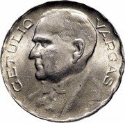 Brazil 300 Reis President Getulio Vargas 1938 KM# 546 GETULIO VARGAS coin reverse Brazil 300 Reis President Getulio Vargas 1938 KM# 546 GETULIO VARGAS coin reverse