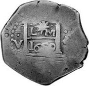 Brazil 300 Reis Spanish Colonial Coin ND (1663) KM# 18.3 coin reverse Brazil 300 Reis Spanish Colonial Coin ND (1663) KM# 18.3 coin reverse