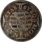 Brazil 320 Reis Peter II 1696 KM# 82 SVBQ SIGN. NATA STAB. coin reverse Brazil 320 Reis Peter II 1696 KM# 82 SVBQ SIGN. NATA STAB. coin reverse