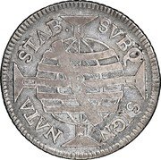 Brazil 320 Reis Joao V 1750 R KM# 157.1 SVBQ. SIGN. NATA STAB. coin reverse Brazil 320 Reis Joao V 1750 R KM# 157.1 SVBQ. SIGN. NATA STAB. coin reverse