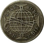 Brazil 320 Reis Maria I 1802 R KM# 221.3 SIGN NATA STAB SUBQ coin reverse