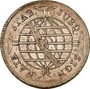 Brazil 320 Reis Joao 1816 B KM# 255.2 SUBQ. SIGN. NATA STAB. B coin reverse Brazil 320 Reis Joao 1816 B KM# 255.2 SUBQ. SIGN. NATA STAB. B coin reverse