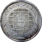 Brazil 320 Reis John VI 1820 R Star on crown KM# 324.2 SUBQ SIGN. NATA STAB. coin reverse Brazil 320 Reis John VI 1820 R Star on crown KM# 324.2 SUBQ SIGN. NATA STAB. coin reverse