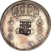 Brazil 320 Reis Joao ND (1809) R Host Date 1764 KM# 298 300 1764 coin obverse Brazil 320 Reis Joao ND (1809) R Host Date 1764 KM# 298 300 1764 coin obverse