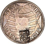 Brazil 320 Reis Joao ND (1809) R Host Date 1764 KM# 298 SVBQ SIGN. NATA STAB. coin reverse Brazil 320 Reis Joao ND (1809) R Host Date 1764 KM# 298 SVBQ SIGN. NATA STAB. coin reverse