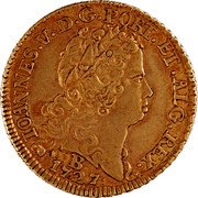 Brazil 3200 Reis Joao V 1727 B KM# 132 IOANNES V D G PORT ET ALG REX 1727 B coin obverse Brazil 3200 Reis Joao V 1727 B KM# 132 IOANNES V D G PORT ET ALG REX 1727 B coin obverse