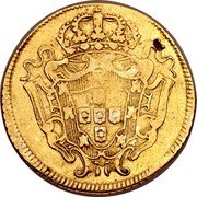 Brazil 3200 Reis Joao V 1731 M KM# 130 coin reverse Brazil 3200 Reis Joao V 1731 M KM# 130 coin reverse