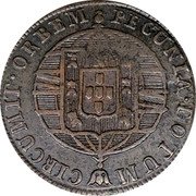 Brazil 40 Reis John VI 1820 KM# 340 PECUNIA TOTUM CIRCUMIT ORBEM coin reverse Brazil 40 Reis John VI 1820 KM# 340 PECUNIA TOTUM CIRCUMIT ORBEM coin reverse