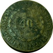 Brazil 40 Reis Pedro II 1832 G Petrus II KM# 381.1 PETRUS.II.D.G.CONST.IMP.ET.PERP.BRAS.DEF 40 1832 B coin obverse Brazil 40 Reis Pedro II 1832 G Petrus II KM# 381.1 PETRUS.II.D.G.CONST.IMP.ET.PERP.BRAS.DEF 40 1832 B coin obverse