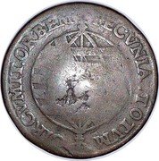 Brazil 40 Reis Jose I ND (1809) B KM# 281 PECVNIA.TOTVM.CIRCVMIT.ORBEM B coin reverse Brazil 40 Reis Jose I ND (1809) B KM# 281 PECVNIA.TOTVM.CIRCVMIT.ORBEM B coin reverse