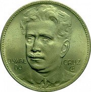 Brazil 400 Reis Oswaldo Cruz 1936 KM# 539 OSWAL DO CRUZ CB coin reverse Brazil 400 Reis Oswaldo Cruz 1936 KM# 539 OSWAL DO CRUZ CB coin reverse