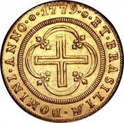 Brazil 4000 Reis Maria I and Pedro III 1779 KM# 210 ET BRASILIÆ DOMINI ANNO 1778 coin reverse Brazil 4000 Reis Maria I and Pedro III 1779 KM# 210 ET BRASILIÆ DOMINI ANNO 1778 coin reverse